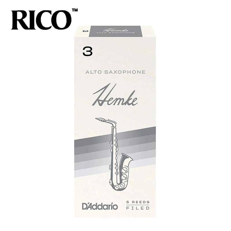 RICO Hemke трости для альт-саксофона/Саксофон альт EB сила тростника 2,5#, 3# коробка из 5