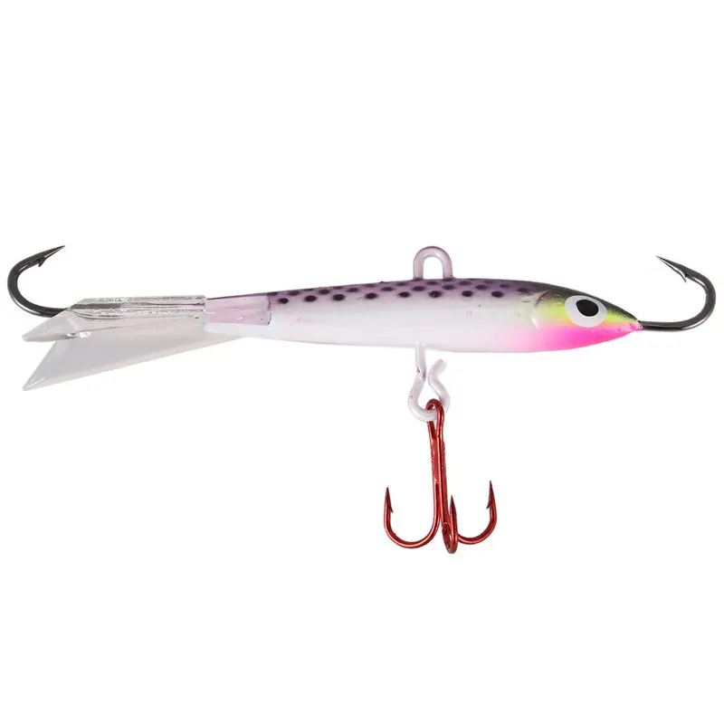 

1PCS Winter Ice Fishing Lure 3D Eyes Winter Bait Hard Lure Balancer for Fishing Bait Lead Jigging