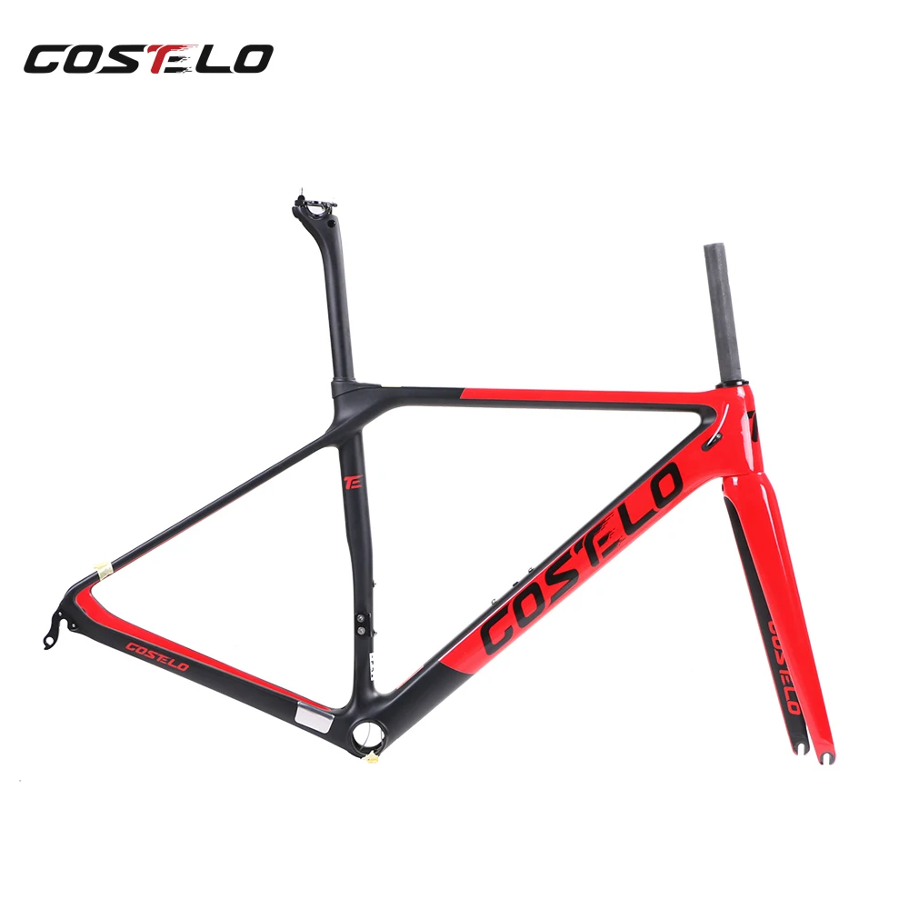 Cheap 2018 Costelo RIO 3.0 BNP standard cycling team bicycle bicicleta frame carbon fiber bicycle frameset ultra light UCI rider 5