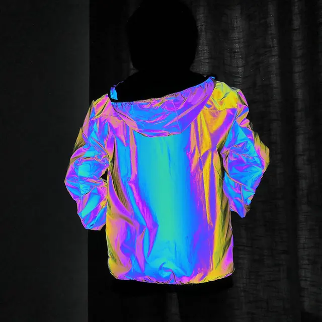 Hooded Holographic Reflective Jacket 3