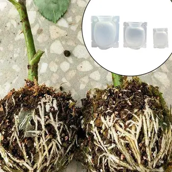 

1pc Transparent Plant Rooting Growth Box PP Plastic Ball Pressure High Pressure Propagation High Box Gardening Ball Tool R5U3