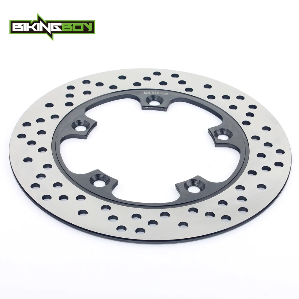 BIKINGBOY модель Aprilia RSV 1000 1998-2008 RSV 1000 R 2003-2008 SL 1000 Falco 00-05 RSV 1000 Tuono/R задний тормозной диск ротора - Цвет: Silver