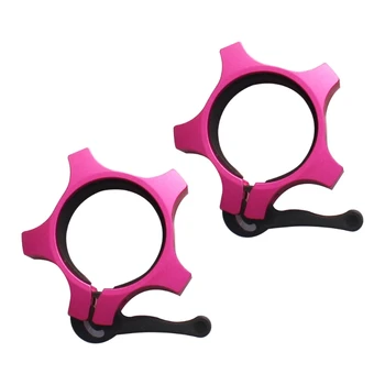 

Barbell Buckle Lock Aluminum Alloy Barbell Collar Clamp Weightlifting Bar Buckle 11UE