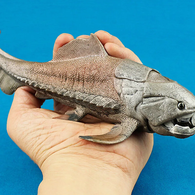 20 см динозавры модель игрушки Dunkleosteus динозавр Рыба украшения фигурки модель игрушки для детей Коллекция Brinquedos