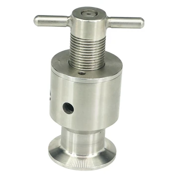 

1.5 inch Three Clamps 0.5-5 Bar Adjustable Overflow Safety Valve Guard Fermenter Pressure Relief Valve