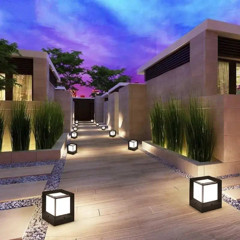 Foco внешнее пятно Vierkant садовый светильник светодиодный солнечный Terraza Y Jardin Decoracion светильник Exterieur открытый ландшафтный светильник ing