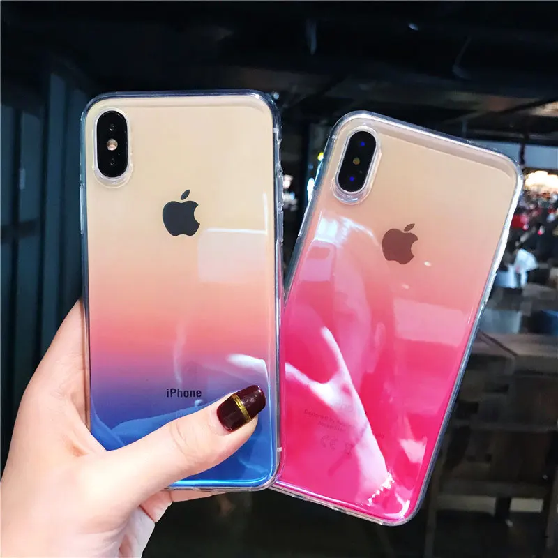 

Luxury Capinha For iPhone 7 8 X Xr Xs Max Plus Soft Blu-Ray Silicone Back Cover Case For iPhone X 7 8 6 6s Plus ip ipone Capa