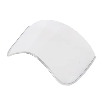 

Yellow Top Edged Face Shield Visor Eye Protection Guard Safety Work Wear Cover Flexible Structure And Comfortable Wearing