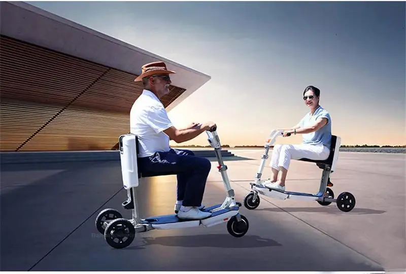 Disability Electric Scooter 3 Wheel Electric Scooter For Elderly Disabled Folding Electric Wheelchair (27)