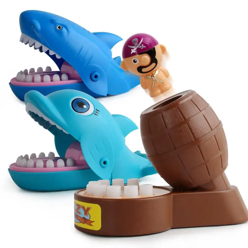 

Joke Toys Electric Biting Shark Bite Finger Selachimorpha Bar Game Kids Children Funny Gags Educational Toy Gift