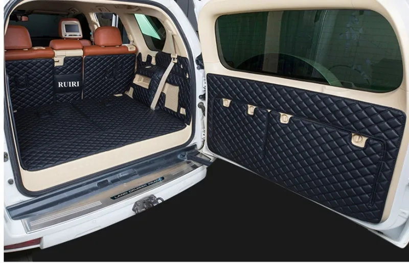 Полный Комплект ковриков для багажника автомобиля + коврик задней двери Lexus GX 460 7