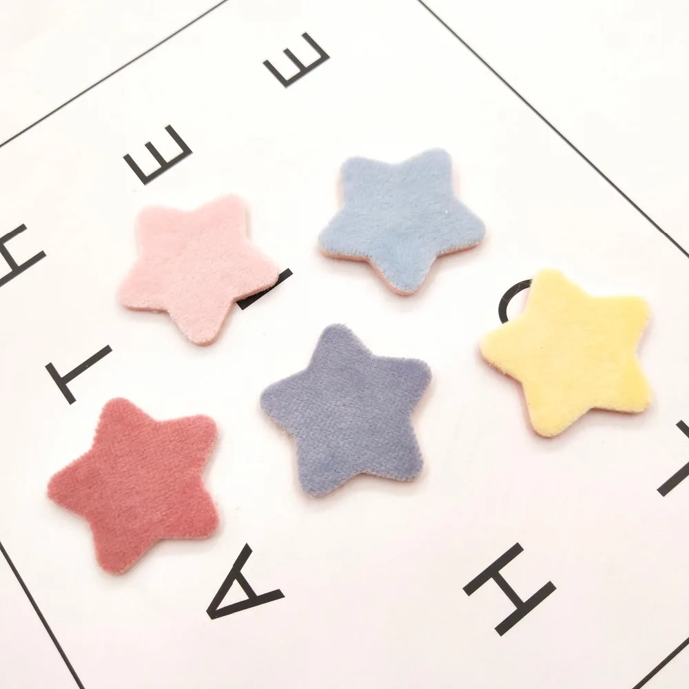 20 шт. Peluche Pentagonale star Amore A Mano FAI DA TE Materiale Da Cucire Abbigliamento Copricapo Scarpe Accessori Del Sacchetto