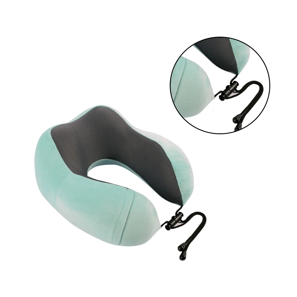 Подушка для путешествий с пеной памяти u-образная мягкая Автомобильная подушка для отдыха в офисе