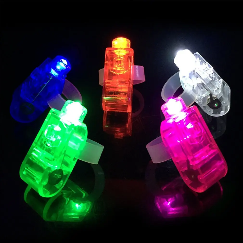 Creative Colorful LED Finger Toys Comfortable Party Night Club Dancing Club Luminous Men Women Flashing Toys