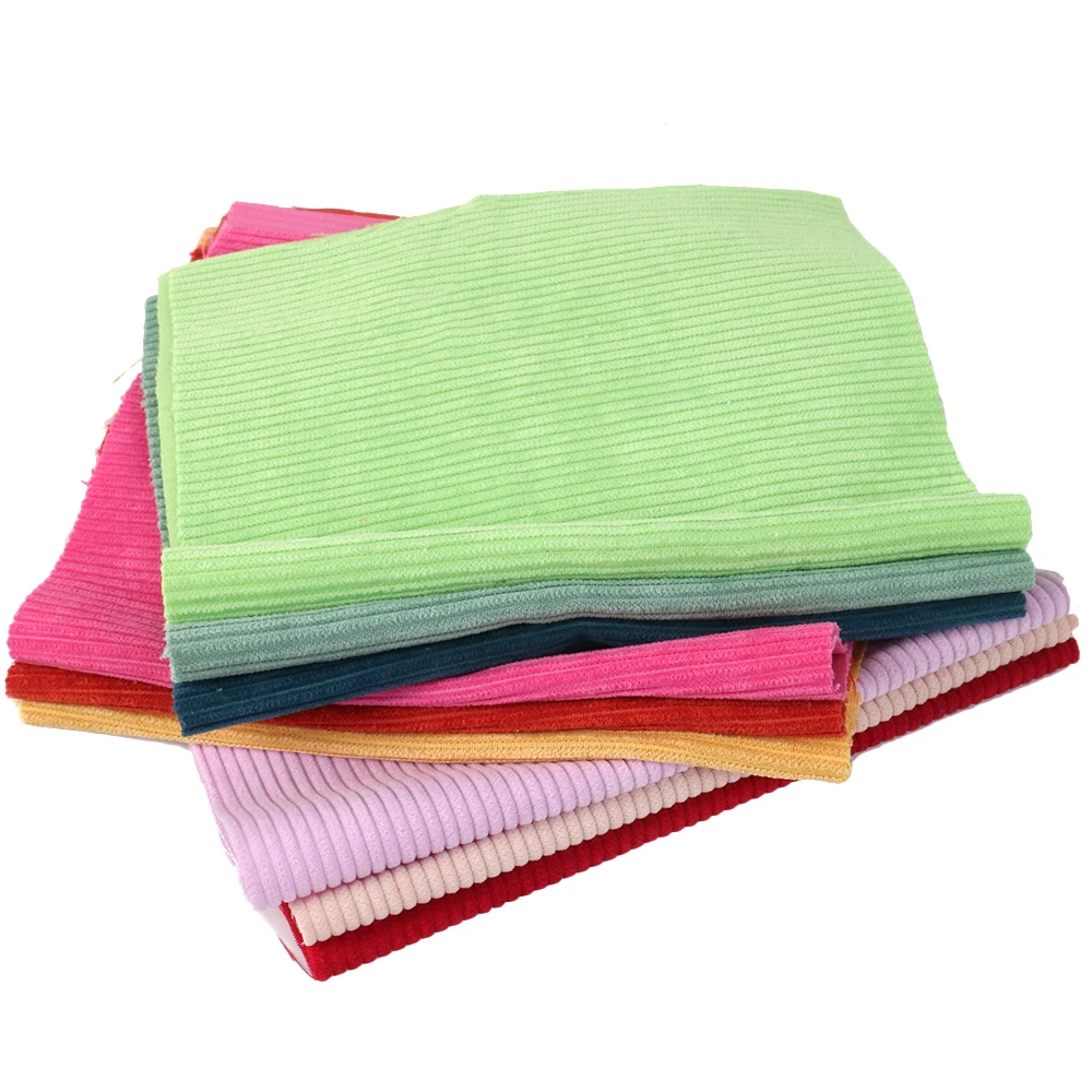 David accessories 20x33cm Stripe Velvet Fabric Multicolor Patchwork Garment Craft DIY Sewing Material Decoration c8609 | Дом и сад