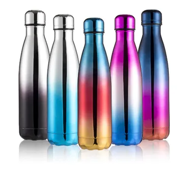 

Korean-Style Creative Gradient Colored Coke Bottle Insulated Cup Men's WOMEN'S Student Sports Water Cup Readily Cool Ulzzang Cup
