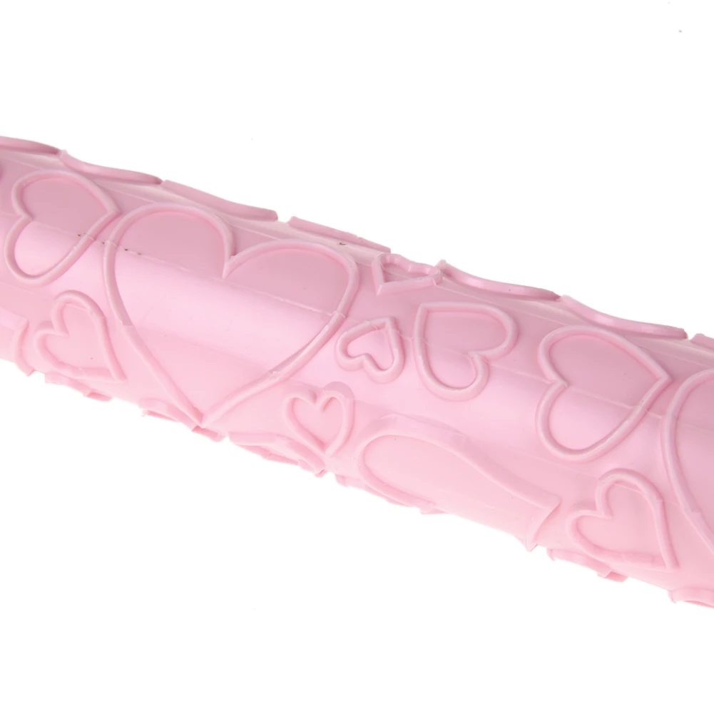 Пластиковая Скалка с 7 узорами Цветочная текстура фотоформа сделай сам