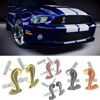 

Car Front Grille Emblem Shelby Decals For Ford Focus 1 Mondeo Kuga Ecosport RANGER F150 Escort Taurus Everest Auto Styling Decor