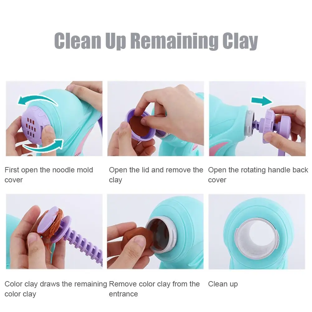 Многофункциональный Забавный DIY цветной глиняный ручной набор для приготовления лапши для детей, ледяной кремовый пластилин, инструмент для игры, игрушка для дома