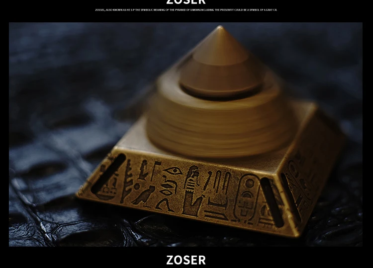EDC Пирамида Настольный гироскоп ZOSER латунь настольное украшение автомобиля гироскоп