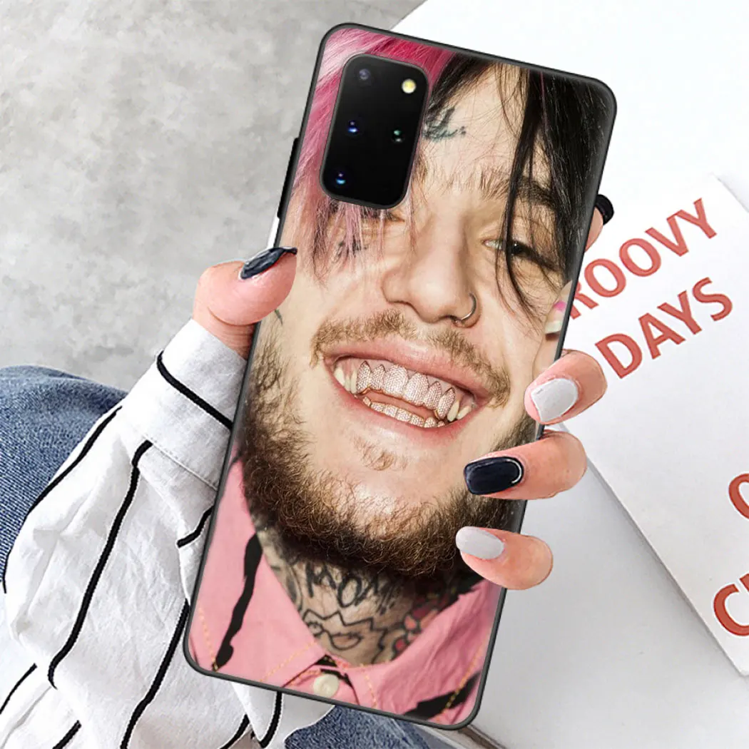 Мягкий силиконовый чехол для Samsung Note 8 9 S6 S7 Edge S8 S10 10 Plus S10E черный телефона Lil Peep Hot