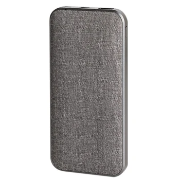 

PD18W Fast Charge Power Bank, Light and Thin Fabric Power Bank 10000 MAh with LED Power Indicator