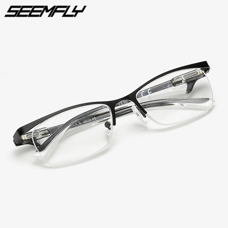 Seemfly высокое качество очки для чтения для мужчин анти излучения усталость синий свет фильтр линзы очки Сверхлегкий Пресбиопия очки