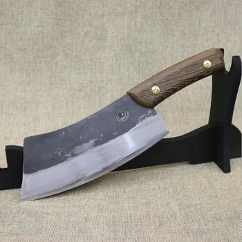 

Chef Knife Cleaver Chopper Slicing Cooking Tools Handmade Kitchen Knives Traditional Chinese Style Pro Sharp Slaughter Knife NEW