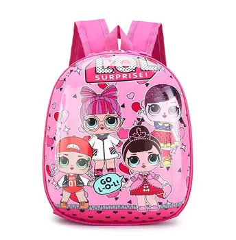 

LOL Surprise Dolls Children's Cartoon Printing Bag Eggshell Backpack Cute Shoulder Breathable Waterproof Backpack