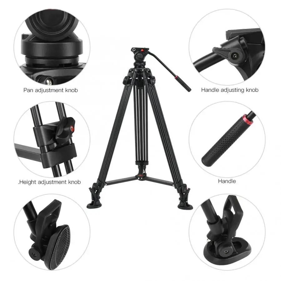 Штатив для камеры VILTROX VX-18M портативный алюминиевый сплав легкий складной штатив для DSLR камеры s tripode camara профессиональный