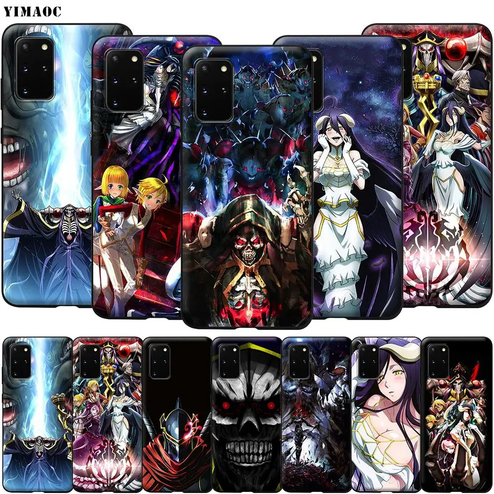 Мягкий силиконовый чехол YIMAOC Albedo Overlord для Samsung Galaxy S6 S7 Edge S8 S9 Plus A3 A5 A6 Note 8 9|Бамперы| |