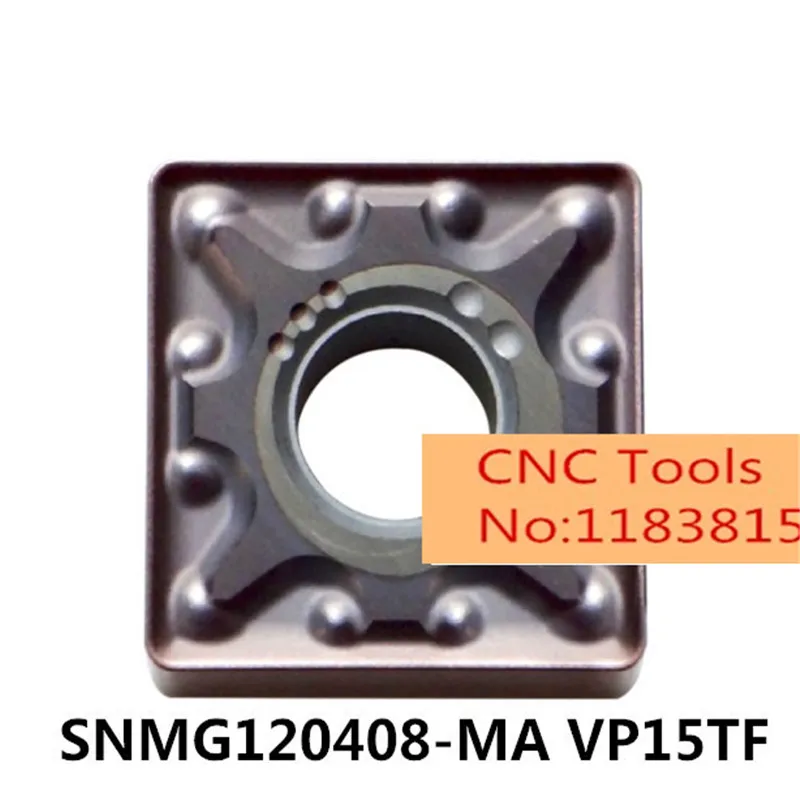 10PCS SNMG120404-MA VP15TF/SNMG120408-MA VP15TF,SNMG 120404/120408 MA carbide inserts for turning tool holder boring bar heavy duty vise