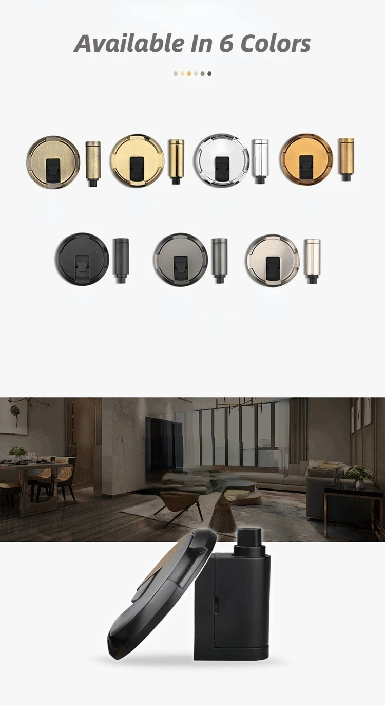 Rolha de porta automática sem perfurador, piso