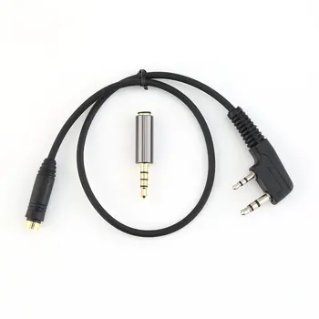 

Headphone Headset 2 Pin PTT For kenwood Baofeng BF-UV5R BF-888S Universal K Plug Walkie Talkie Earphone Elastic Two Way Radio