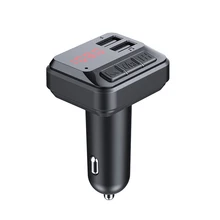Двойной USB Bluetooth автомобильный телефон зарядное устройство MP3 музыкальный плеер приемник комплект с светодиодный дисплей DQ-Drop