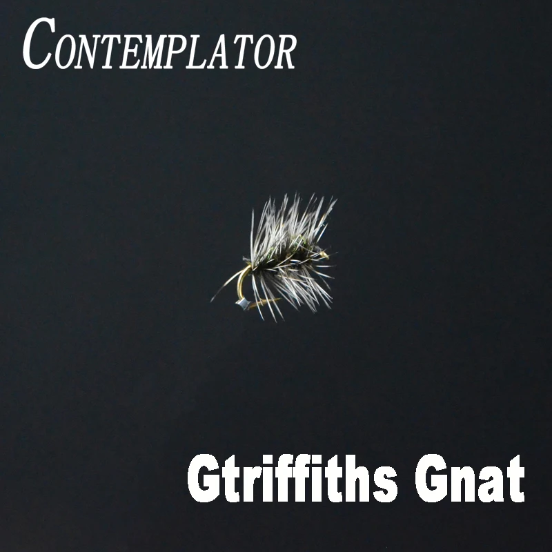 CONTEMPLATOR 6 шт. 14 # Griffith Gnat имитирующие кудри для ловли нахлыстом сухие мухи
