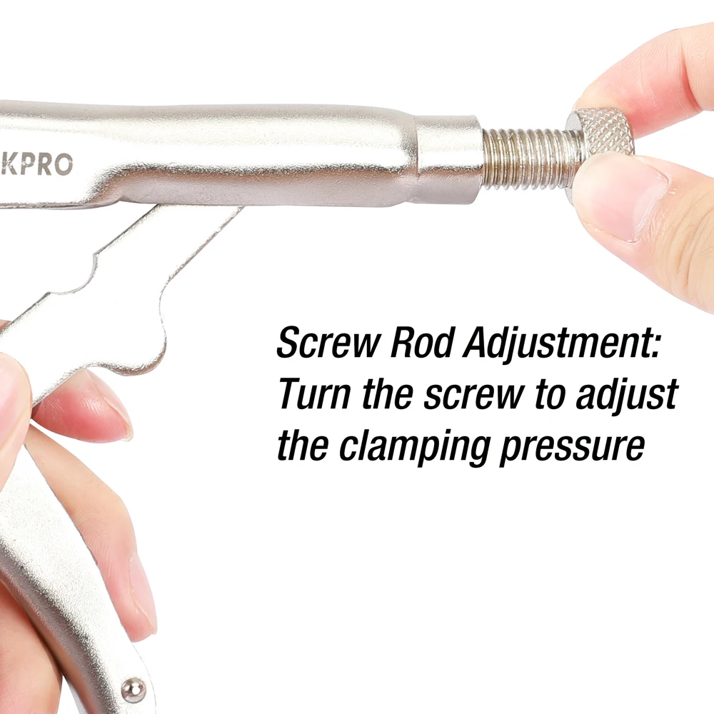 Universal Pliers Hand Tools Multifunctional Pliers Multifunctional Tools WORKPRO Locking Pliers Set CRV Lock Pliers Curved Jaw Straight Long Nose Multi-function Welding Tools