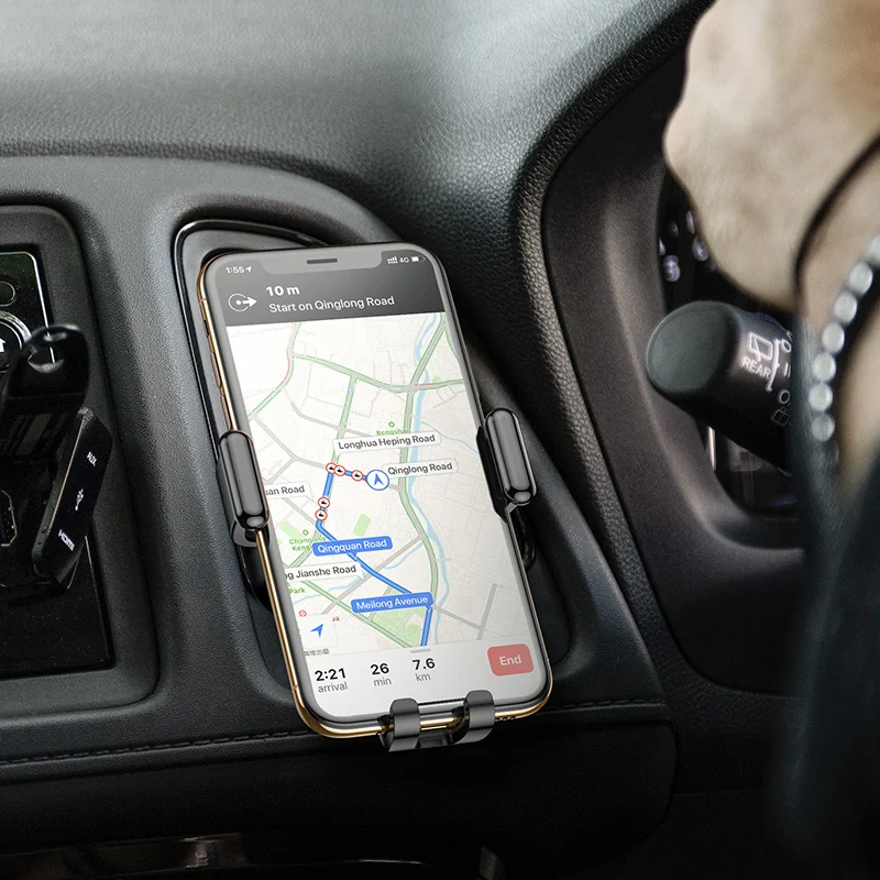 Автомобильный держатель для телефона KUULAA гравитационная подставка автомобиля