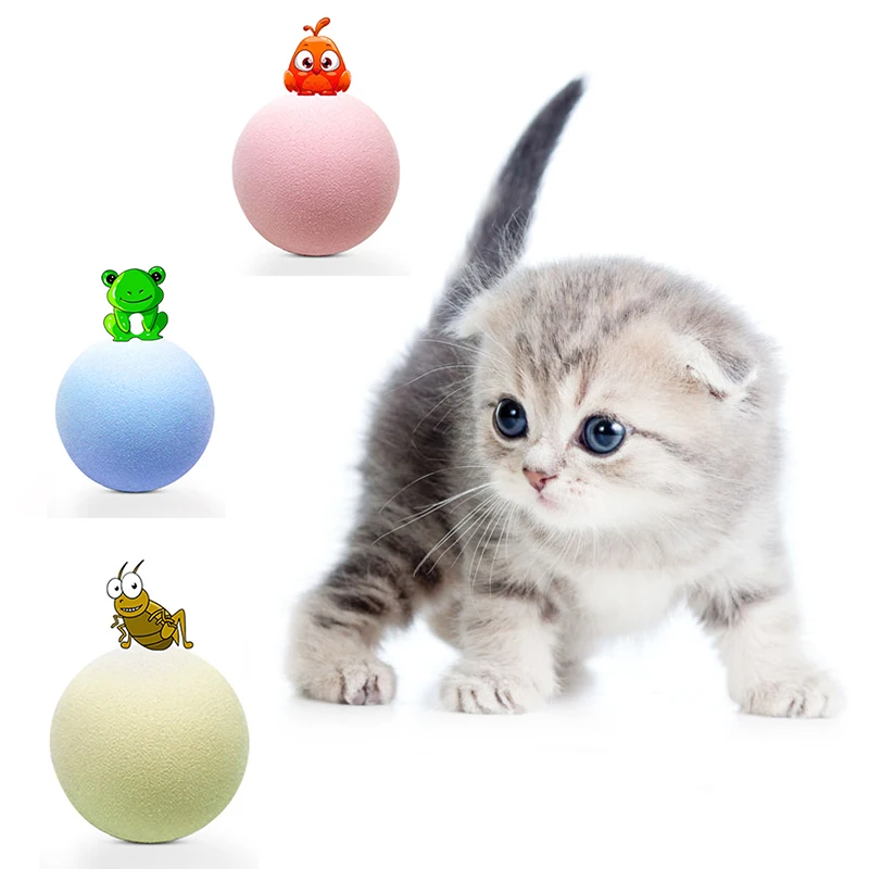 pet toys best of sale Pet Supplies Gravity Ball Cat Chew Toys Wool Ball Intelligent Sounding Cat Interactive Toys Chewing Ball With Catnip Bite Toy ferret toys