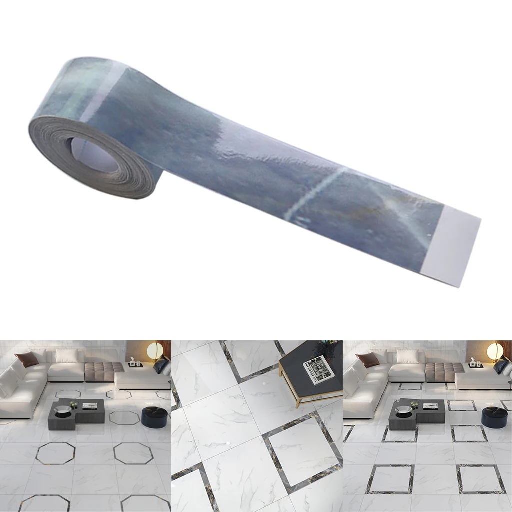 Self Adhesive Waterproof Bathroom PVC Wall Sticker Tile Gap Sticker Tape