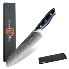 Нож Santoku, 67 слоев, японский, дамасский, нержавеющая сталь, VG-10, кухонный нож шеф-повара, дамасский нож, кухонная утварь, Подарочная коробка, GRANDSHARP