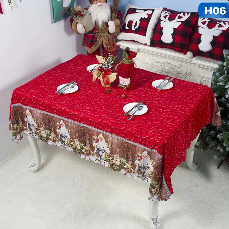 Скатерть для стола Рождественская скатерть Лось снеговик дерево скатерти decoracao para Каса скатерть напэ де стол mariage