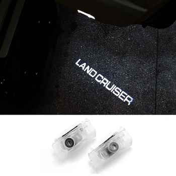 

2pcs Land Cruiser Logo Courtesy Light For Harrier HighLander Prius Venza 4 Runner Camry CHR Land Cruiser Prado Car Door Light