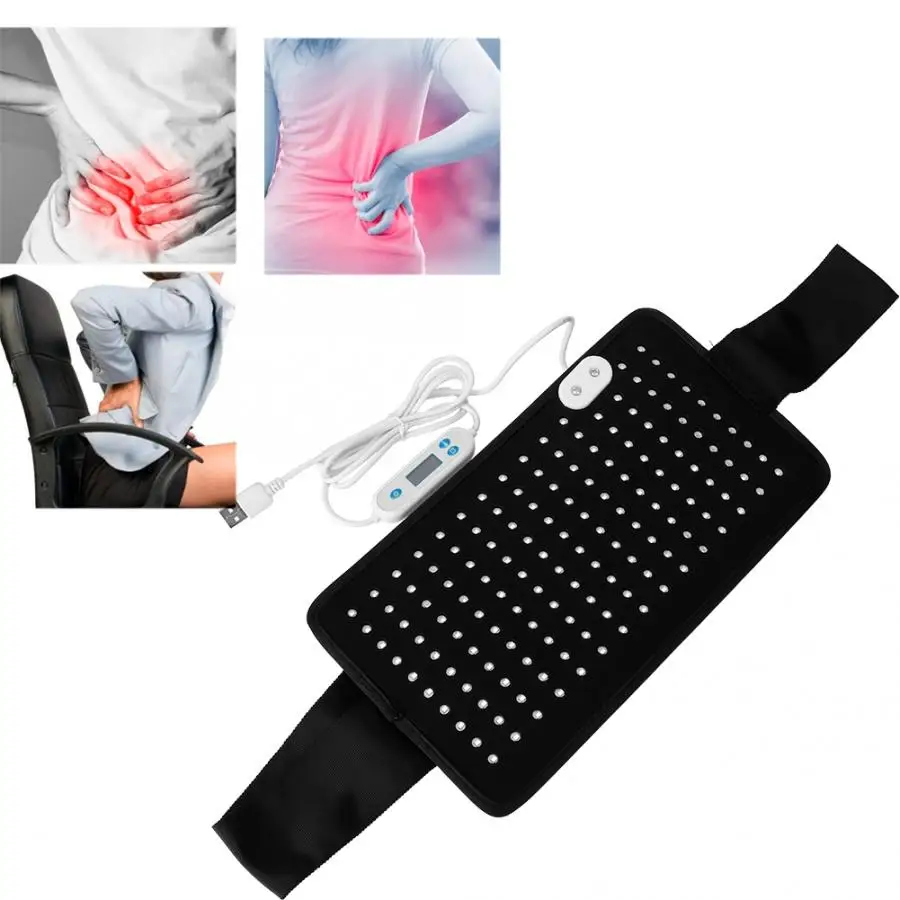 Red Light Therapy Wrap Muscle Pain Relief Body Care Waist Belt Braces relieving waist pain