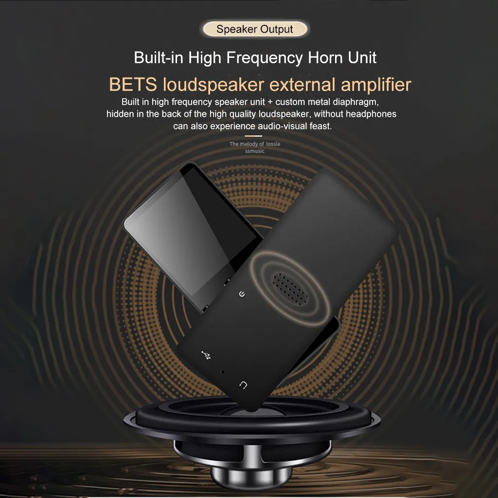 Мини Bluetooth MP3-плеер 4 Гб с FM медиа сенсорной клавишей спортивные музыкальные колонки Встроенный 4 Гб памяти TF карта расширения