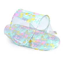 Cartoon Ship Home Baby Kid Outdoor Summer Arched Travel With Mattress Portable Mosquito Net Foldable Insect Protection Safety