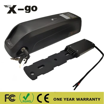 

XGO 36V 10AH Downtube Lithium li-ion E-bike Electric Battery for 500W 250W 350W Motor 360WH Hailong1 25A BMS With charger