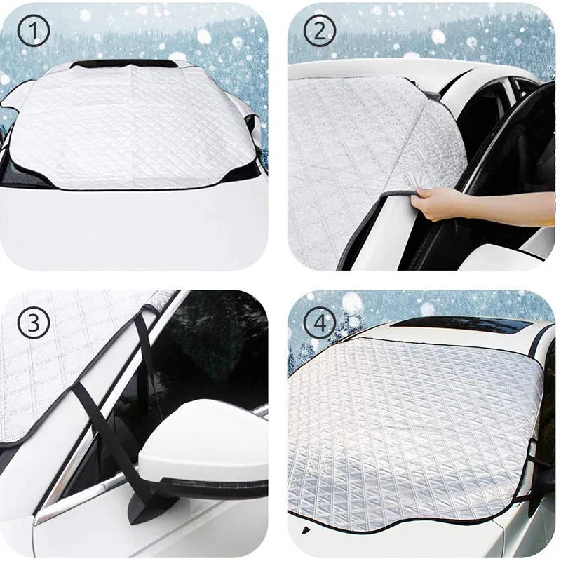 

Car Windshield Snow Cover Waterproof Protection Thicken for Auto Outdoor Winter V-Best