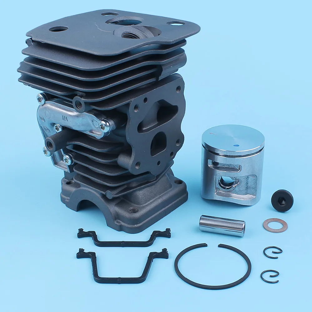 42mm Cylinder Piston Ring Kit For Husqvarna 445,445E,450,450 Rancher Chainsaw Nikasil Plated #544119902 4