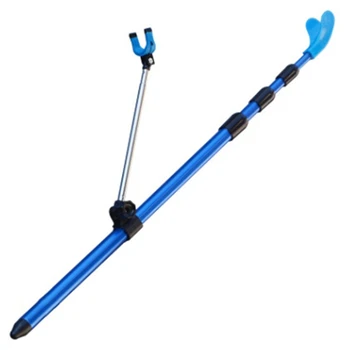 

1.7M New Fishing Rod Bracket Rack Pole Stand Holder Adjustable Flexible Anti-Slip Aluminum Alloy